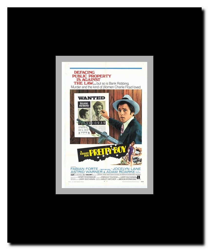 A Bullet for Pretty Boy Framed Movie Poster