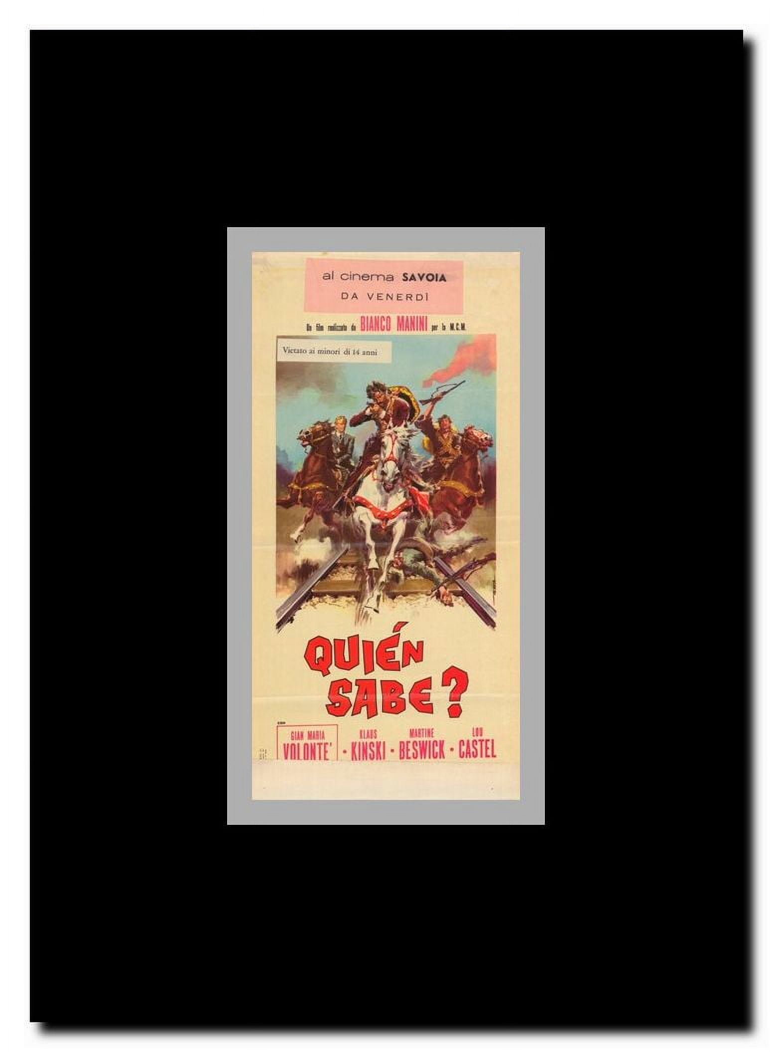 A Bullet for the General Framed Movie Poster
