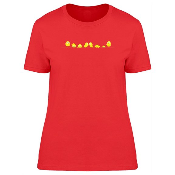 A Bunch Of Little Chickens T-Shirt Women -Image by Shutterstock, Female Medium