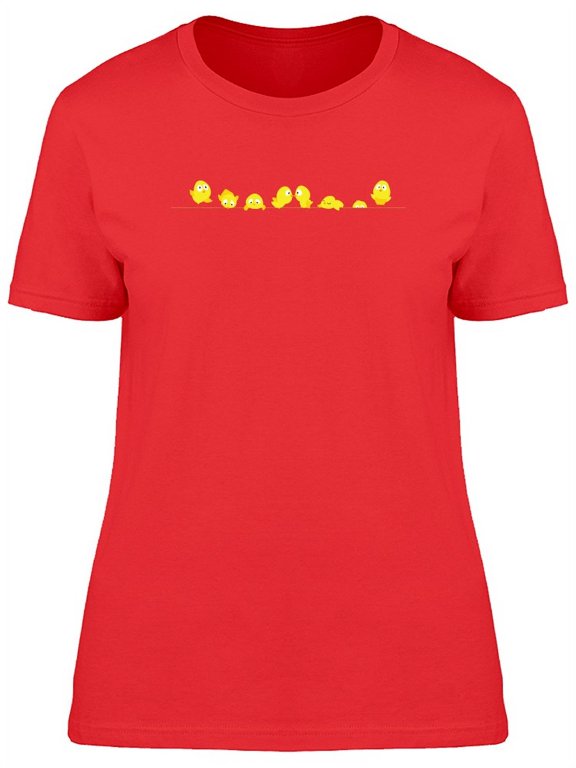A Bunch Of Little Chickens T-Shirt Women -Image by Shutterstock, Female Medium