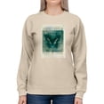 thumbnail image 1 of A Butterfly On Print Art Sweatshirt Women -Elena Ray Designs, Female 3X-Large, 1 of 4