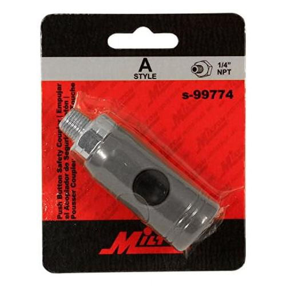 A Button Safety Coupler S99774, Push Button To Stop Airflow And