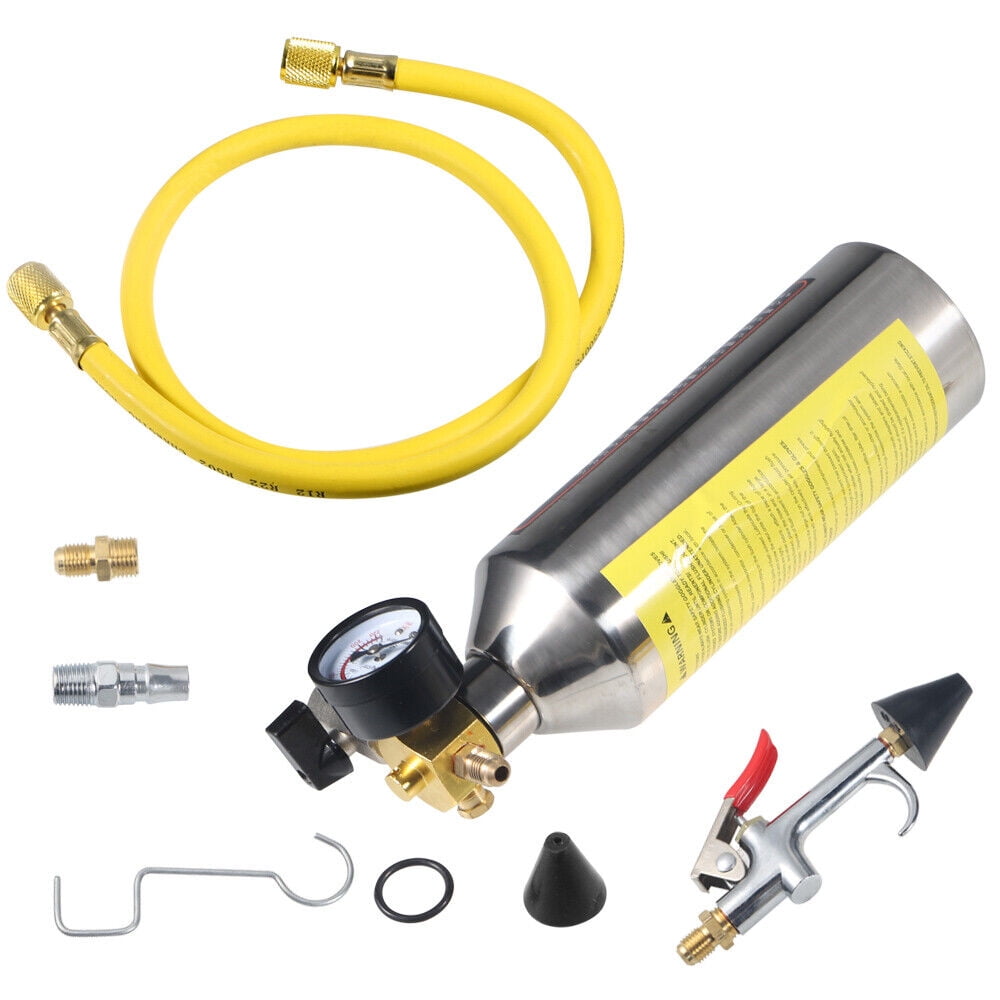 A/C AC Air Conditioner System Flush Canister Gun Kit R134 R12 R22 R404
