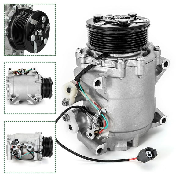 A/C AC Compressor For 2002-2006 Honda CR-V 2.4L (Scroll Replacement;)