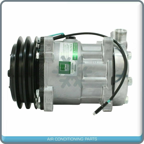 A/C COMPRESSOR Compatible with JOHN DEERE 744E WHEEL LOADER - REF AT136850