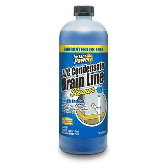 Instant Power 1036666 1 Liter Air Conditioner Condensate Drain Line Cleaner Liquid - Pack of 4