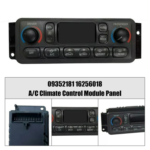 A/C Climate Control Module Panel 09352181 16256018 for Corvette C5 1997-2004