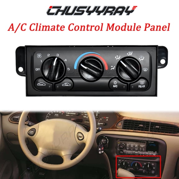 HVAC Control Panel 599-213 for 1997 Oldsmobile Achieva A/C Heater Module 2.4L Replacement Part