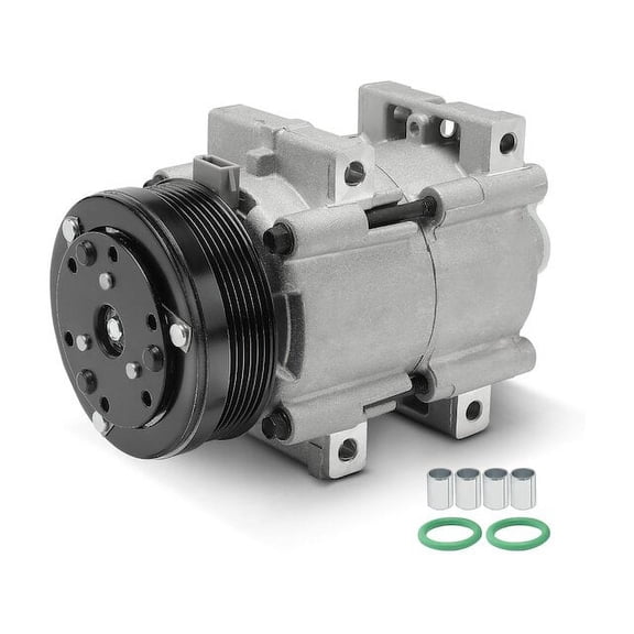 A/C Compressor 1 - Compatible with 1990 - 1997 Ford Aerostar 3.0L V6 1991 1992 1993 1994 1995 1996