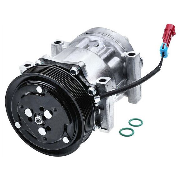 A/C Compressor 1 - Compatible with 2001 - 2002, 2004 - 2008 GMC C6500 Topkick 8.1L V8 2005 2006 2007