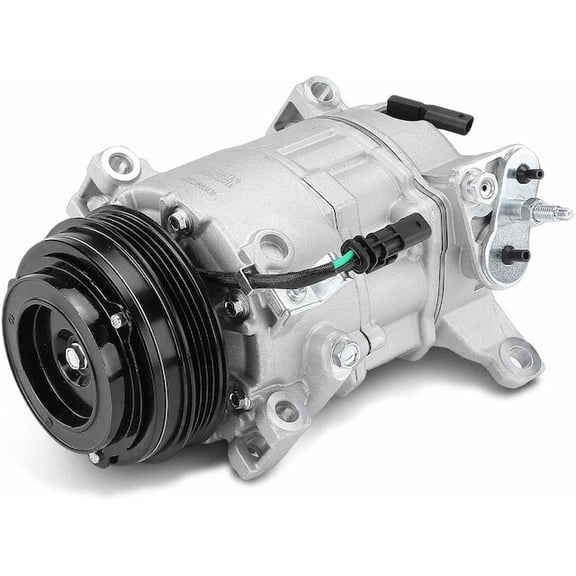A/C Compressor 1 - Compatible with 2015 - 2019 Chevrolet Silverado 2500 HD 6.0L V8 - Autopart Premium