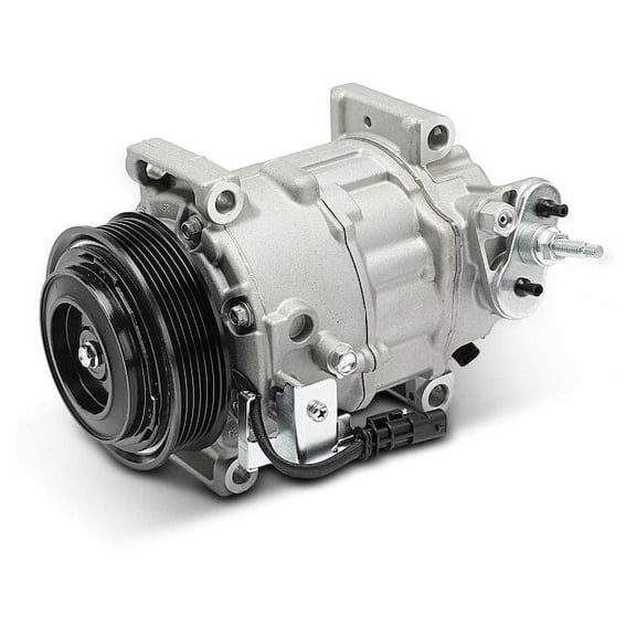 A/C Compressor 1 - Compatible with 2015 - 2020 GMC Sierra 3500 HD 6.6L V8 2016 2017 2018 2019