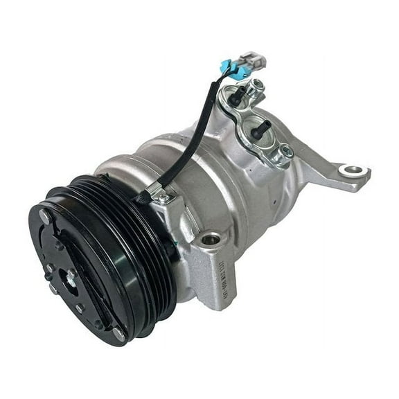 A/C Compressor - 4-Groove - Compatible with 2000 - 2013 Chevy Silverado 1500 2001 2002 2003 2004 2005 2006 2007 2008 2009 2010 2011 2012