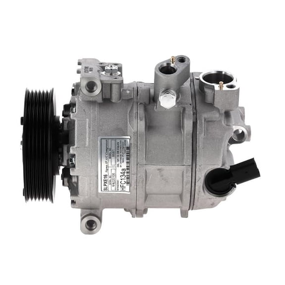 A/C Compressor 7SEU16C Compatible with Audi A3 / Seat Toledo/Volkswagen Beetle, Bora, Eos, Golf, Jetta, Passat, Passat CC, Tiguan, Tiguan Limited QR