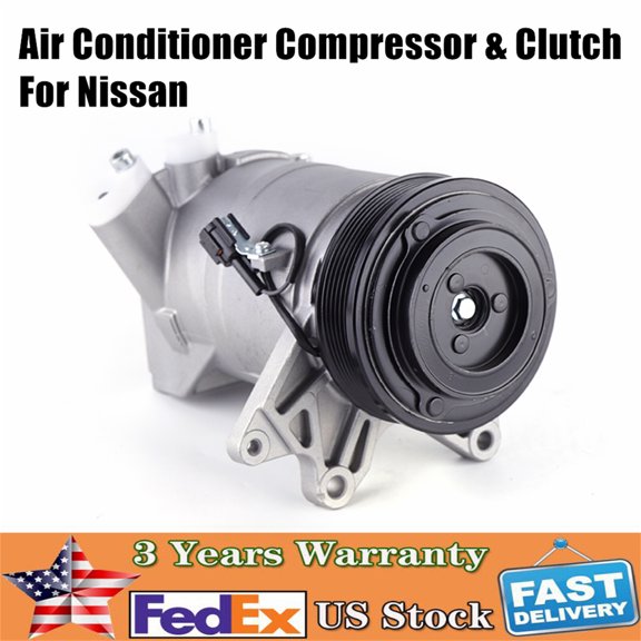 A/C Compressor & AC Clutch For Nissan Murano 2003-2007 Quest 3.5L 2004-2009