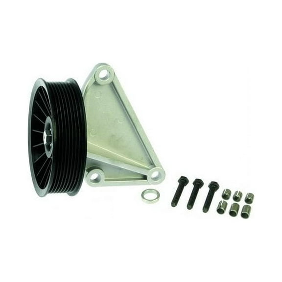 A/C Compressor By Pass Pulley - Compatible with 1993 - 1997 Ford F Super Duty 7.3L V8 1994 1995 1996