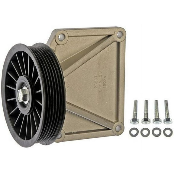 A/C Compressor By Pass Pulley - Compatible with 1996 - 2001 Jeep Cherokee 4.0L 6-Cylinder 1997 1998 1999 2000