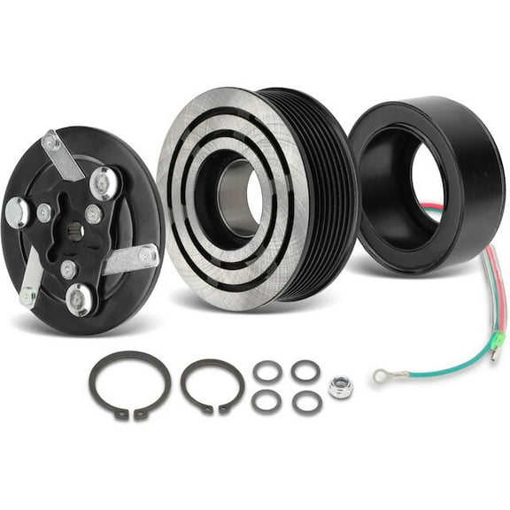 A/C Compressor Clutch Kit One Set - Compatible with 2002 - 2006 Honda CR-V 2.4L 4-Cylinder 2003 2004 2005
