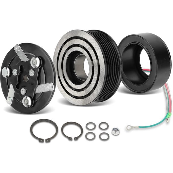 A/C Compressor Clutch Kit One Set - Compatible with 2002 - 2006 Honda CR-V 2.4L 4-Cylinder - Autopart Premium