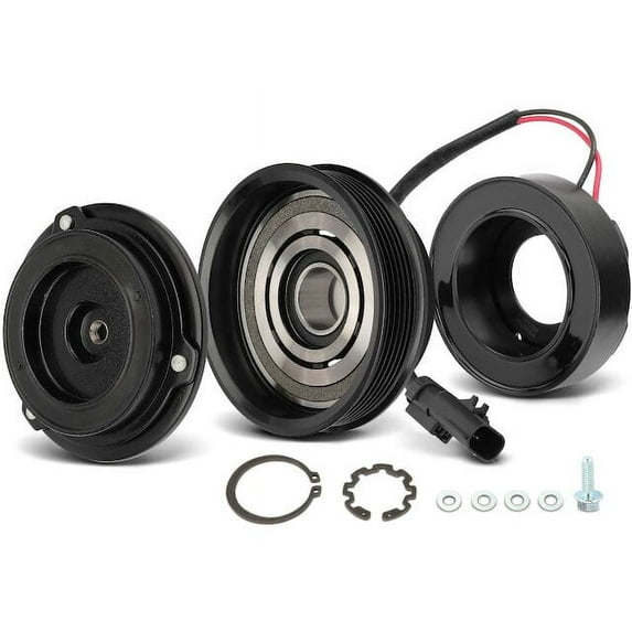 A/C Compressor Clutch Kit One Set - Compatible with 2008 - 2010 Dodge Challenger S.R.T.8 6.1L V8 2009