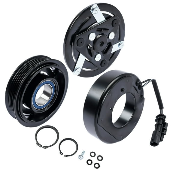 A/C Compressor Clutch Kit with 5-Groove Pulley for Chevy Equinox Colorado LT GMC Canyon Base SL SLE 2.5L