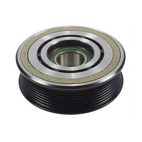 A/C Compressor Clutch Pulley - Compatible with 2011 - 2016 Ford F-550 Super Duty 6.8L V10 2012 2013 2014 2015