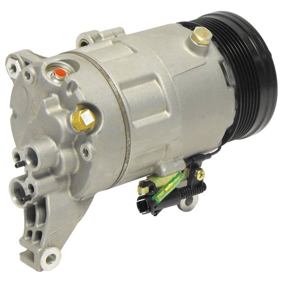 A/C Compressor Compatible with 2005-2008 Mini Cooper S Convertible R52 2002-2006 Hatchback R50 R53 1.6L L4 CVC 6-Groove 106mm Serpentine PAG 46 R-134a New Replaces 64521171310
