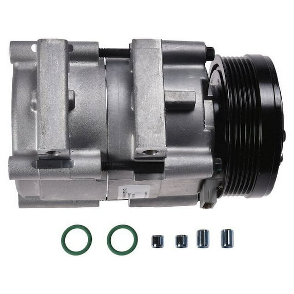 A/C Compressor - Compatible with 1997 - 2001 Ford E-150 Econoline Club Wagon 4.2L V6 1998 1999 2000