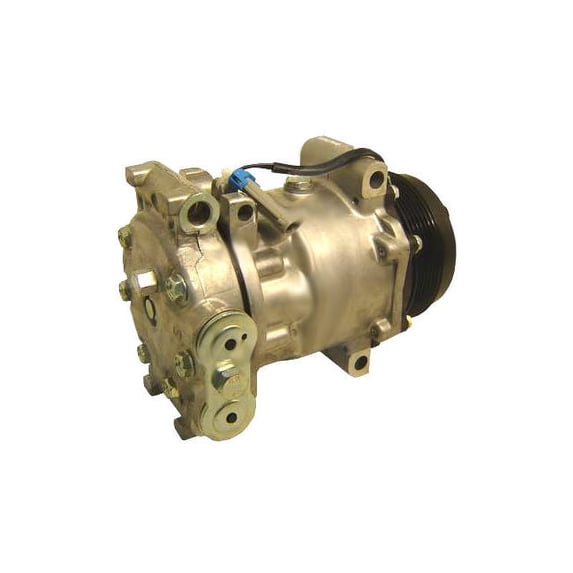 A/C Compressor - Compatible with 2001 - 2002 Chevy Silverado 2500 HD 6.6L V8