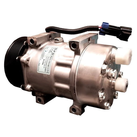 A/C Compressor - Compatible with 2004 - 2013, 2015 Ford F-650 2005 2006 2007 2008 2009 2010 2011 2012