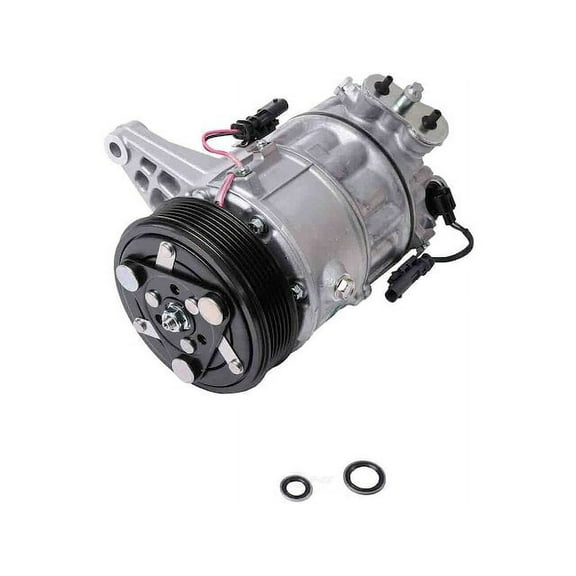 A/C Compressor - Compatible with 2012 - 2016 Cadillac SRX 3.6L V6 LFX VIN 3 - AC Delco