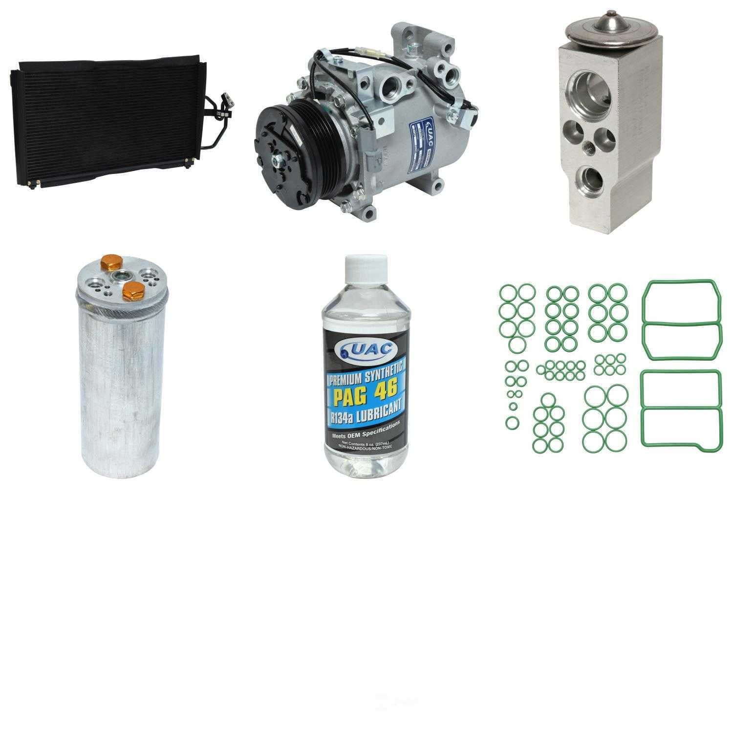 A/C Compressor and Component Kit -- Compressor-Condenser Replacement Kit Fits select: 2002-2003 MITSUBISHI GALANT ES/LS/GTZ, 2001 MITSUBISHI GALANT ES/GTZ