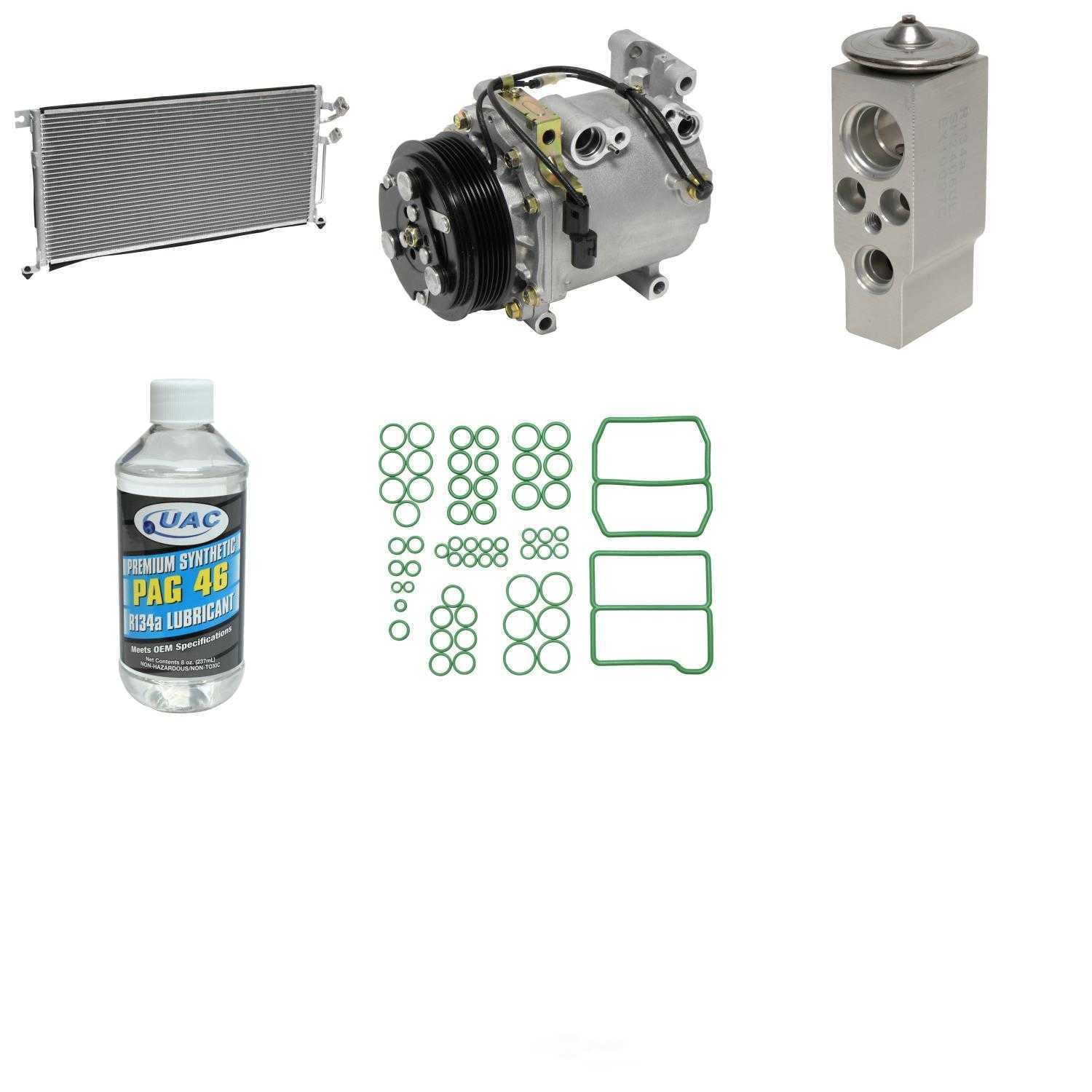 A/C Compressor and Component Kit -- Compressor-Condenser Replacement Kit Fits select: 2005-2006 MITSUBISHI LANCER EVOLUTION, 2004 MITSUBISHI LANCER EVOLUTION RS