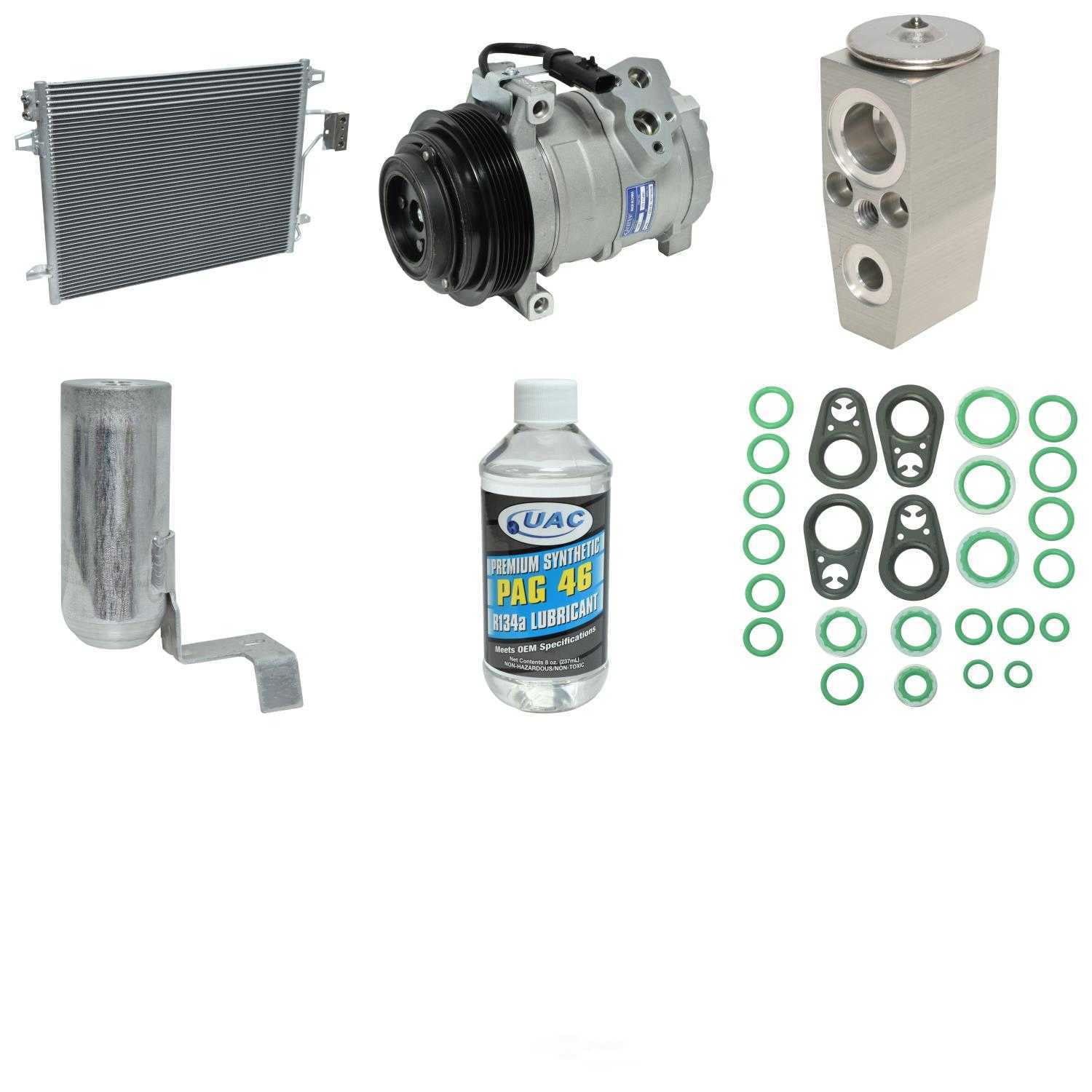 A/C Compressor and Component Kit -- Compressor-Condenser Replacement Kit Fits select: 2008-2009 CHRYSLER TOWN & COUNTRY LIMITED, 2010 DODGE GRAND CARAVAN HERO