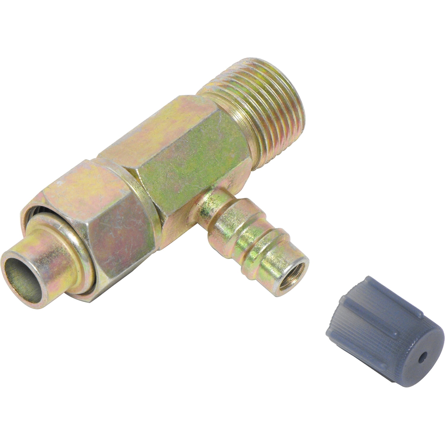 A/C Compressor Fitting -- Compressor Service Valve