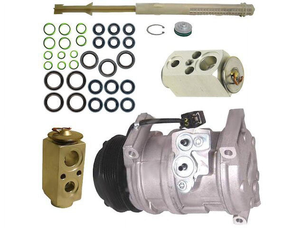 A/C Compressor Kit - with 10S20C Compressor, Accumulator / Drier, Front ...