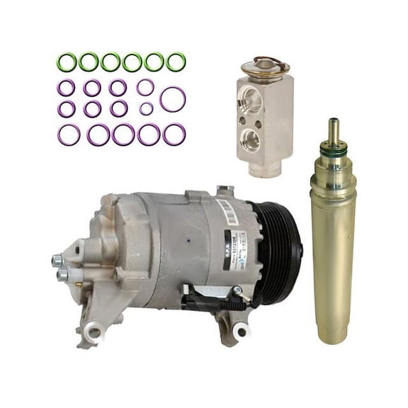 A/C Compressor Kit - 6-Groove - Compatible with 2002 - 2006 Mini Cooper 2003 2004 2005