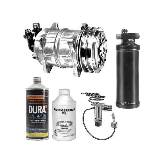 A/C Compressor Kit - Compatible with 1985 - 1989 Volvo 244 1986 1987 1988