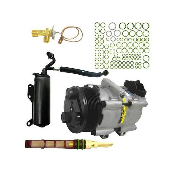 A/C Compressor Kit - Compatible with 1997 - 2001 Ford E-150 Econoline 1998 1999 2000
