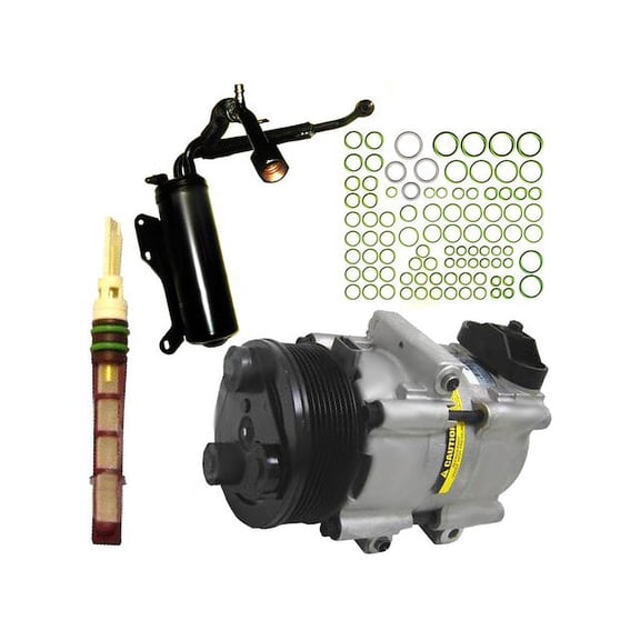 A/C Compressor Kit - Compatible with 1997 - 2001 Ford E-250 Econoline 5.4L V8 1998 1999 2000
