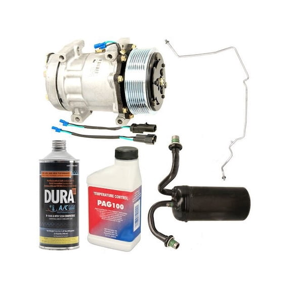 A/C Compressor Kit - Compatible with 1998 - 2002 Dodge Ram 2500 5.9L 6-Cylinder 1999 2000 2001