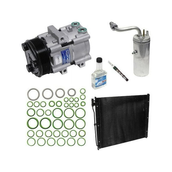 A/C Compressor Kit - Compatible with 1999 - 2001, 2003 - 2007 Ford F-250 Super Duty 2000 2004 2005 2006
