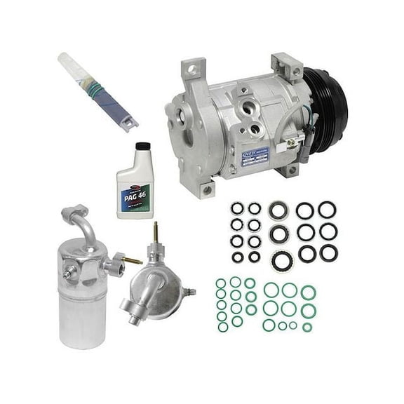 A/C Compressor Kit - Compatible with 2000 - 2001 Chevy Silverado 1500 (without Rear AC)