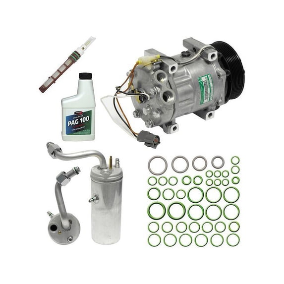 A/C Compressor Kit - Compatible with 2001 - 2002 Ford F-550 Super Duty