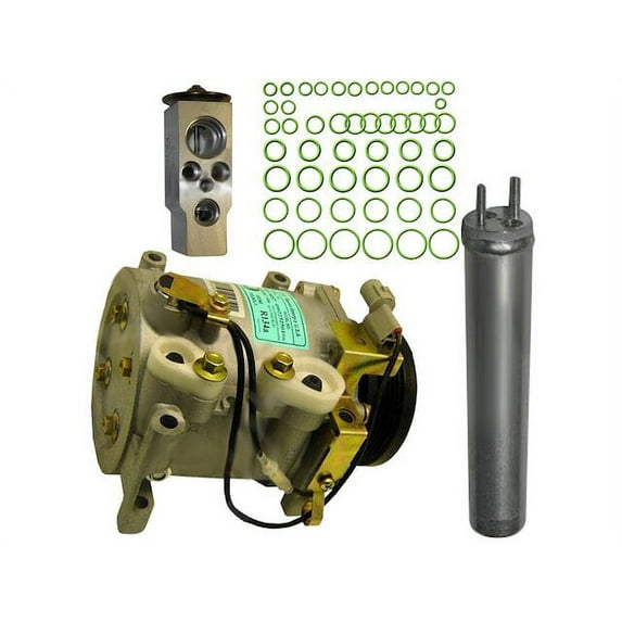 A/C Compressor Kit - Compatible with 2002 - 2007 Mitsubishi Lancer 2003 2004 2005 2006