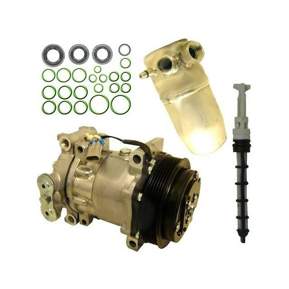 A/C Compressor Kit - Compatible with 2002 GMC Sierra 2500 HD 8.1L V8