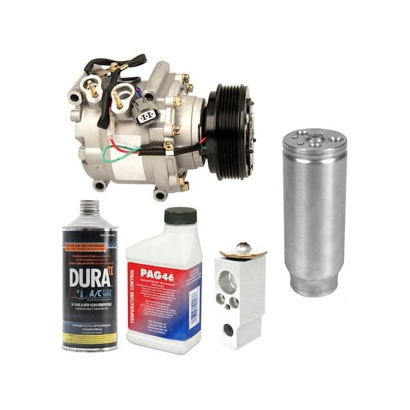 A/C Compressor Kit - Compatible with 2004 - 2005 Honda Civic Coupe 2-Door 1.7L 4-Cylinder GAS