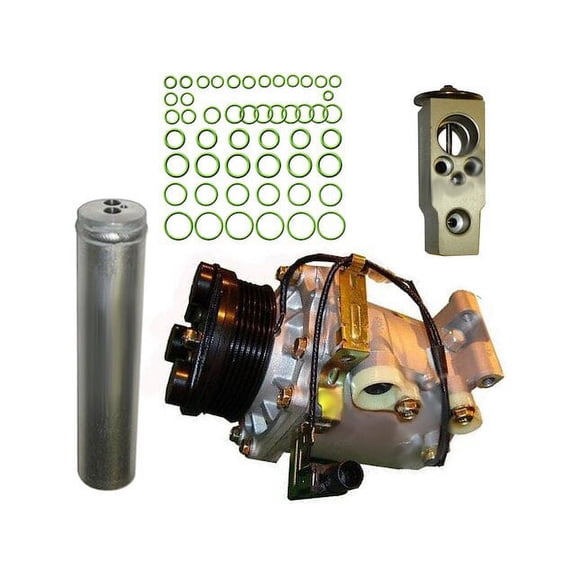 A/C Compressor Kit - Compatible with 2006 - 2012 Mitsubishi Eclipse 2007 2008 2009 2010 2011