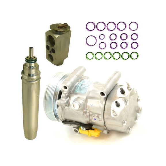 A/C Compressor Kit - Compatible with 2007 - 2009 Mini Cooper 1.6L 4-Cylinder GAS 2008