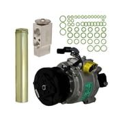 A/C Compressor Kit - Compatible with 2008 - 2017 Mitsubishi Lancer 2009 2010 2011 2012 2013 2014 2015 2016